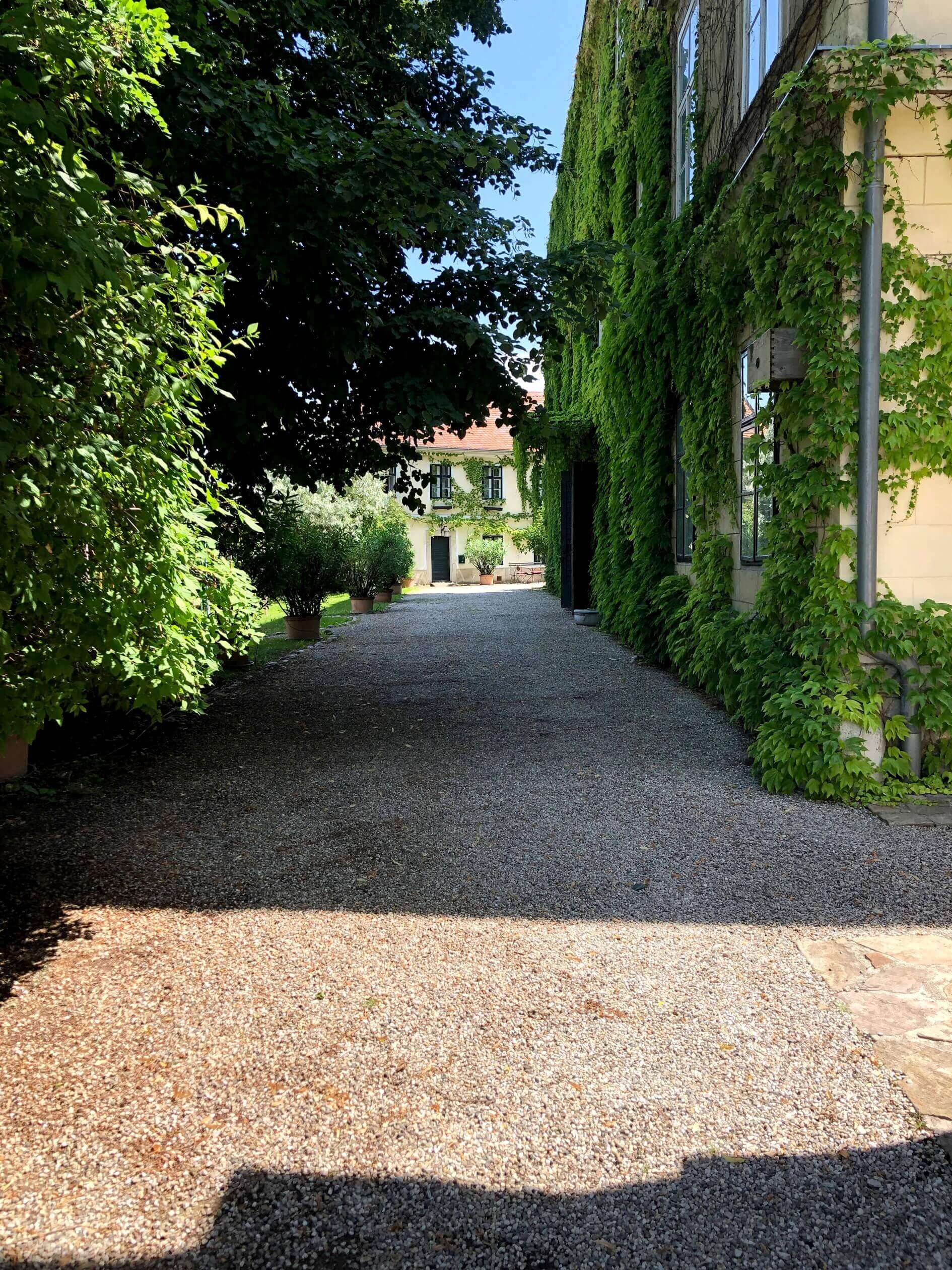 Hochzeitsschloss-Hollenburg-Schlosshof-Blick-Foto-Abothek