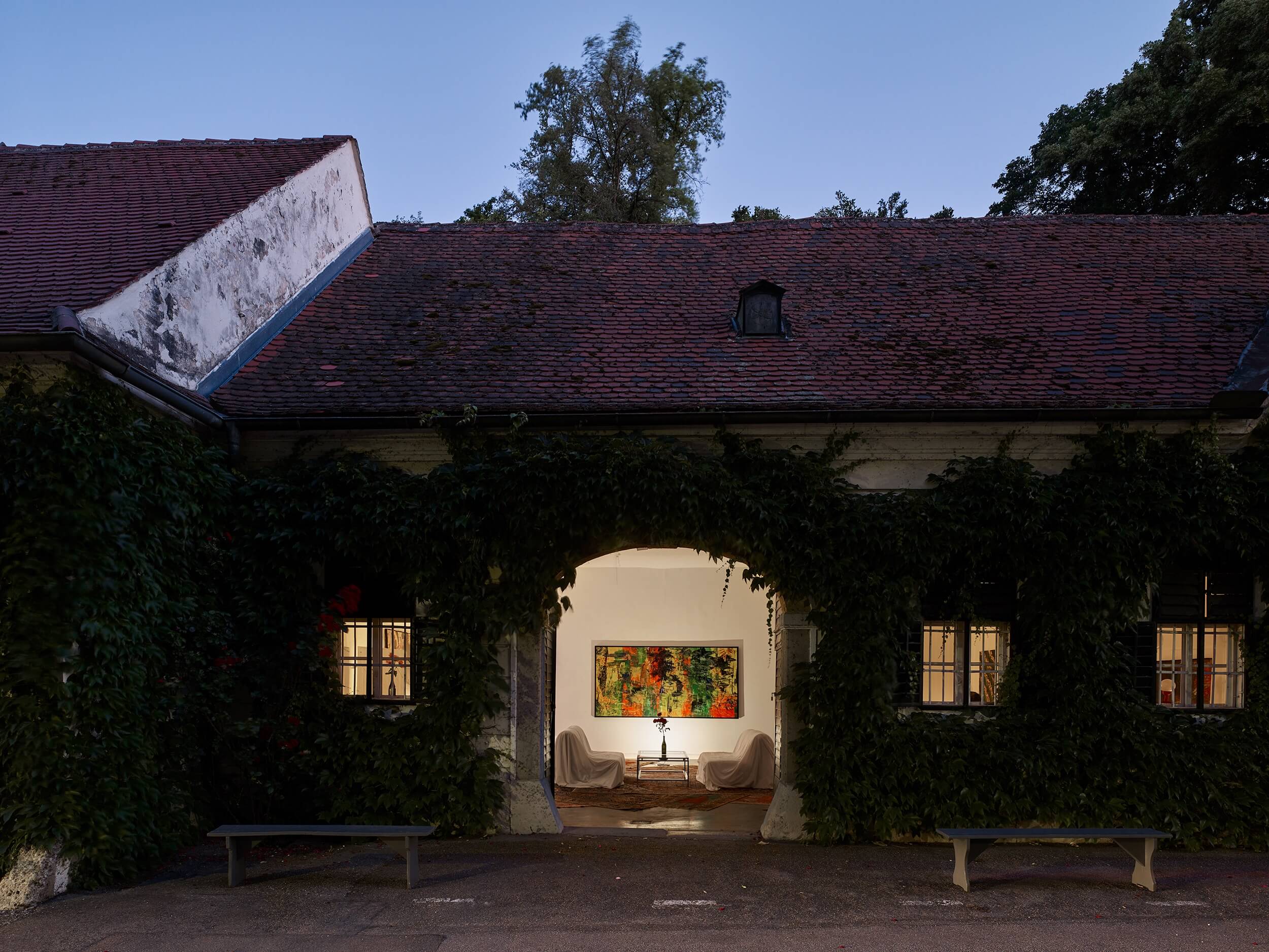 Schloss Hollenburg Galerie außen Foto Marc Lins