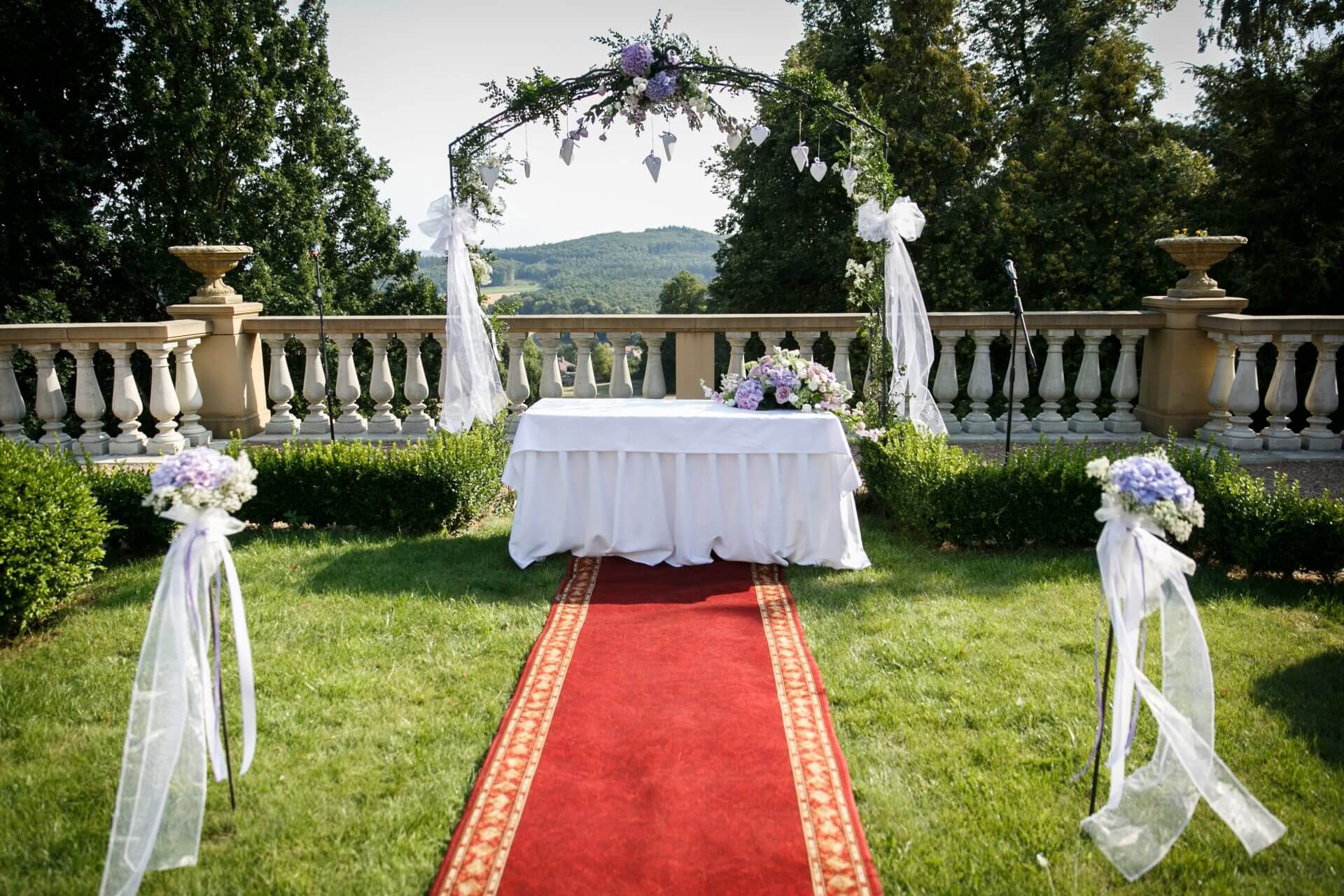 big terrace zbiroh castle