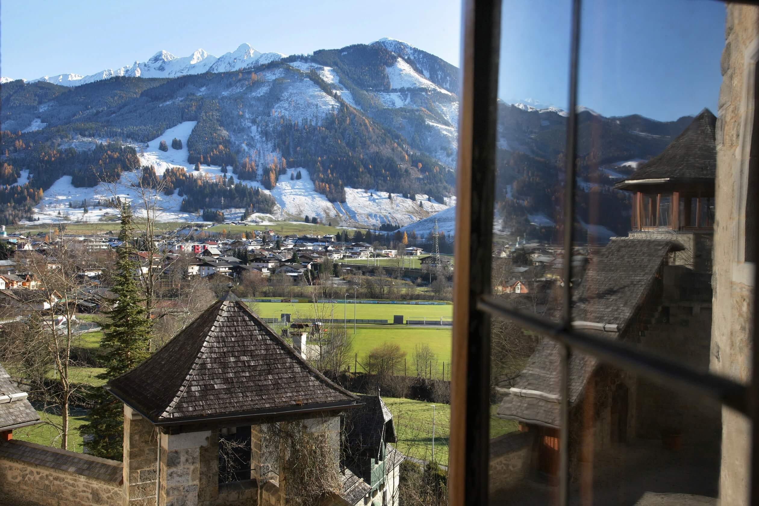 caslte fischhorn austria view from suite