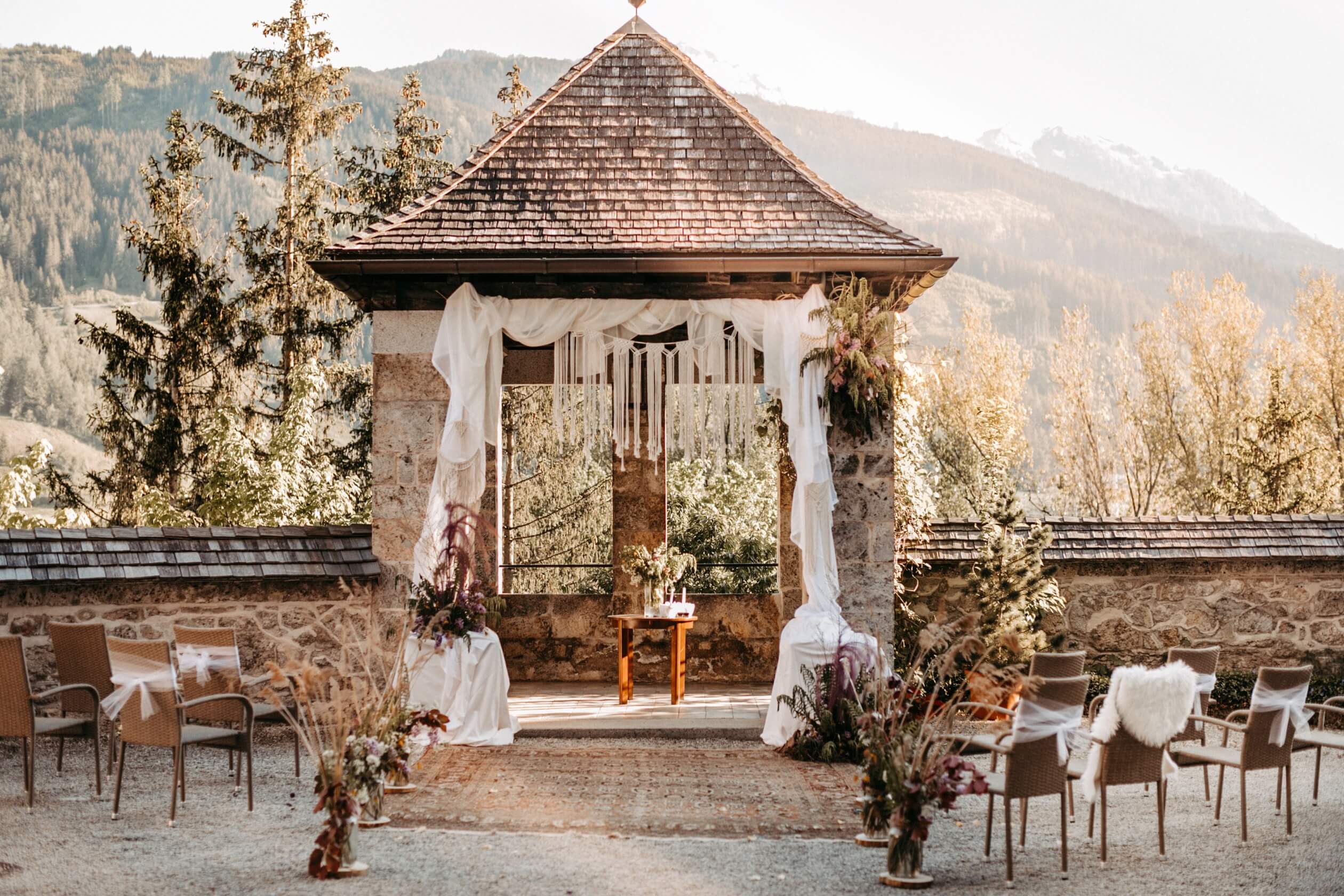 caslte fischhorn austria wedding