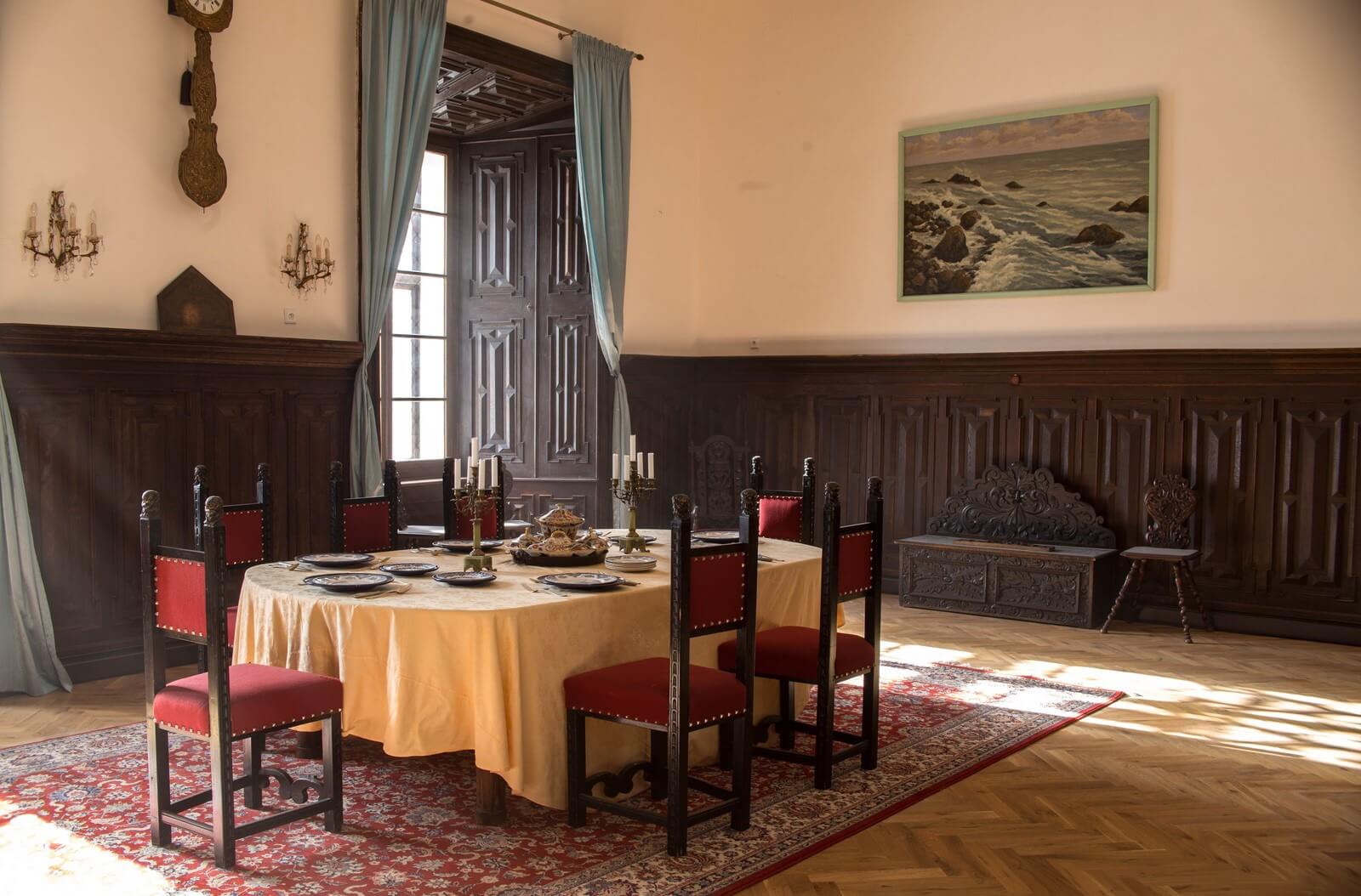 castle blatna czech republic royal dining