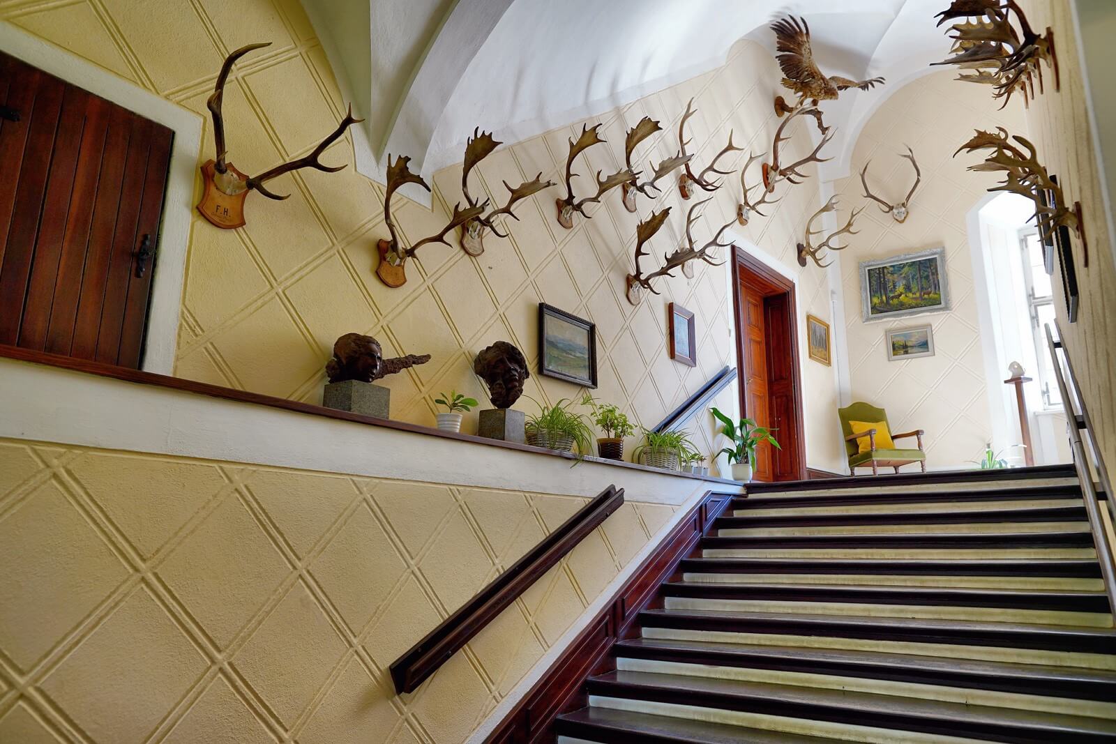 castle blatna czech republic stairs