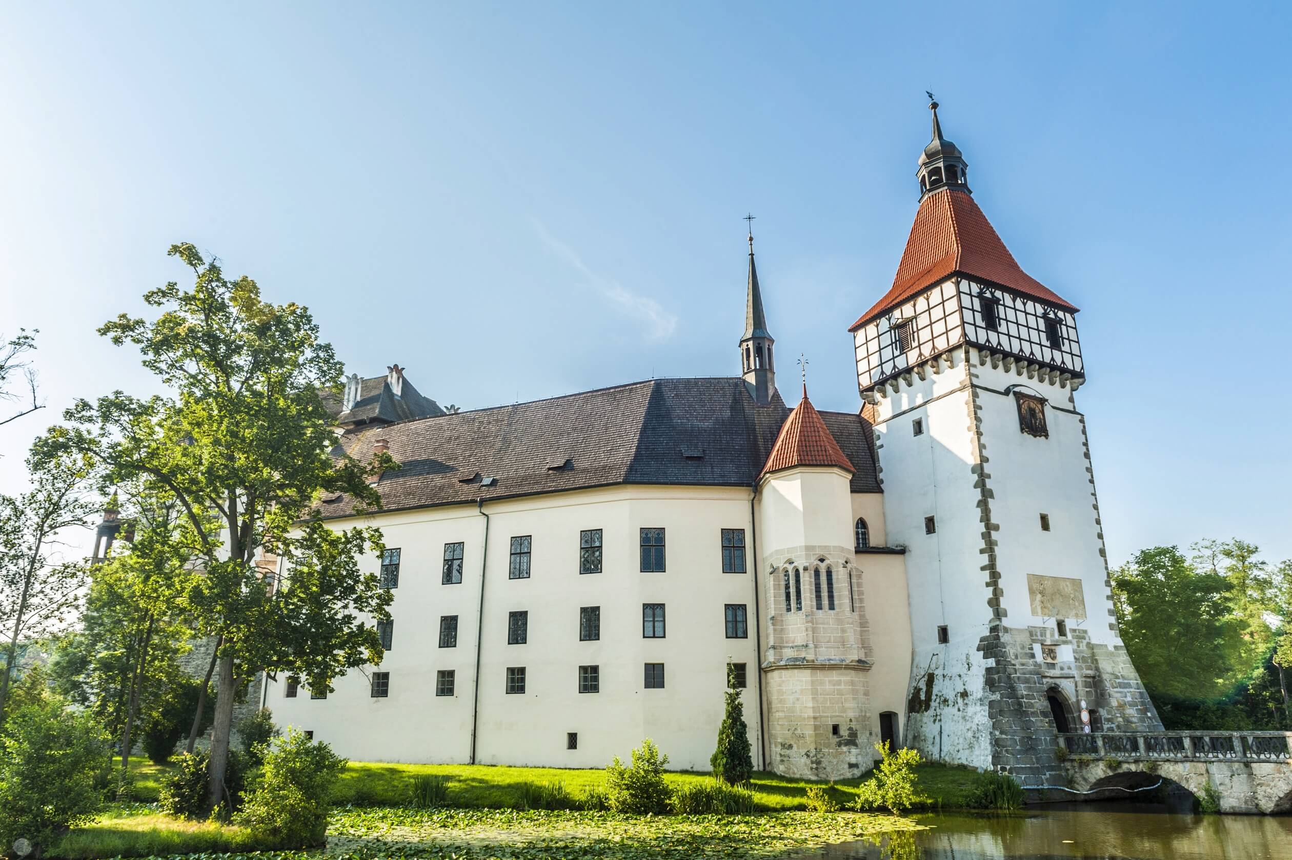 castle blatna czech republic sunny