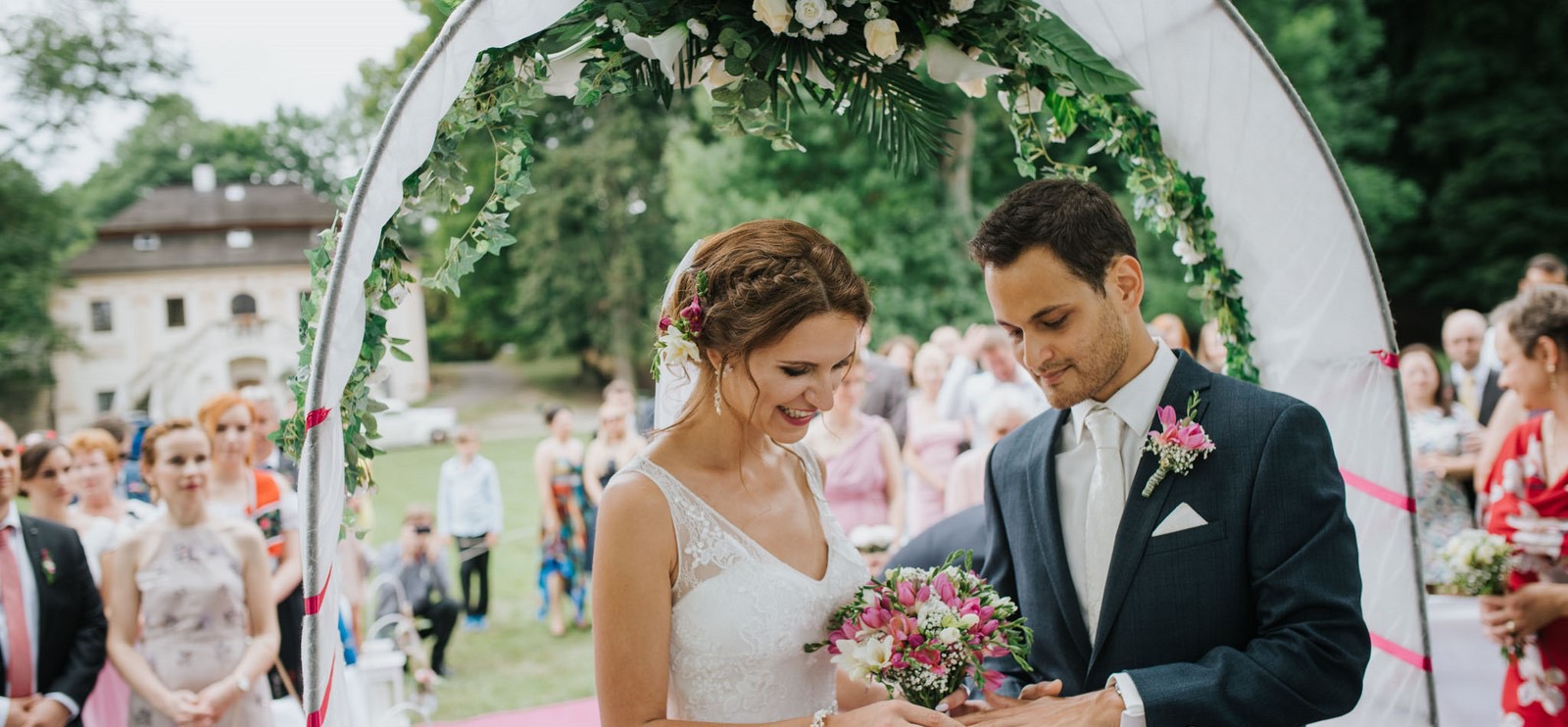 castle blatna czech republic wedding ceremony