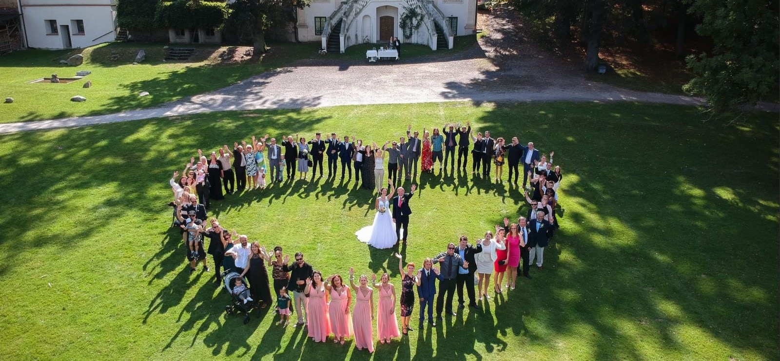 castle blatna czech republic wedding heart