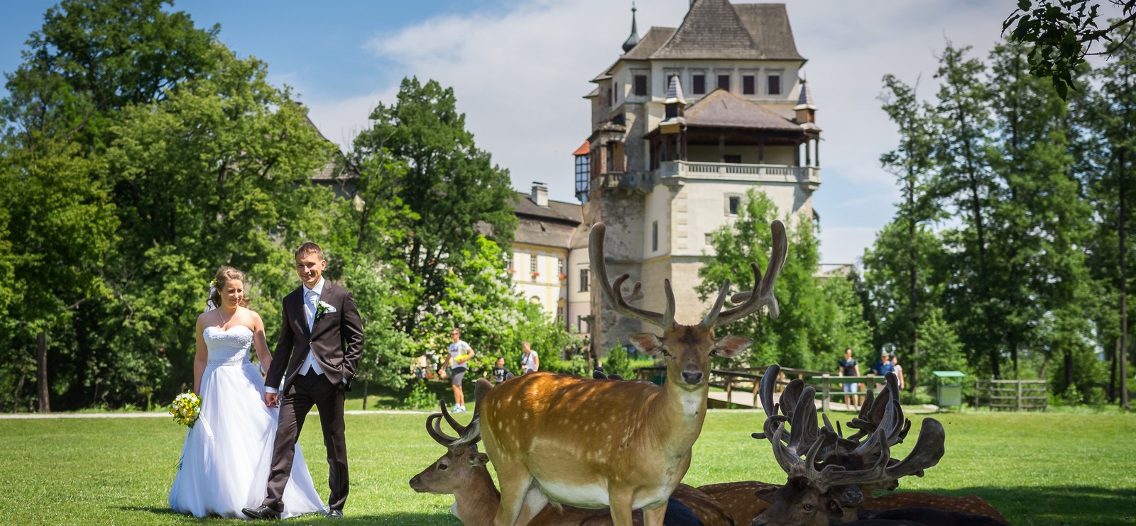 castle blatna czech republic wedding park