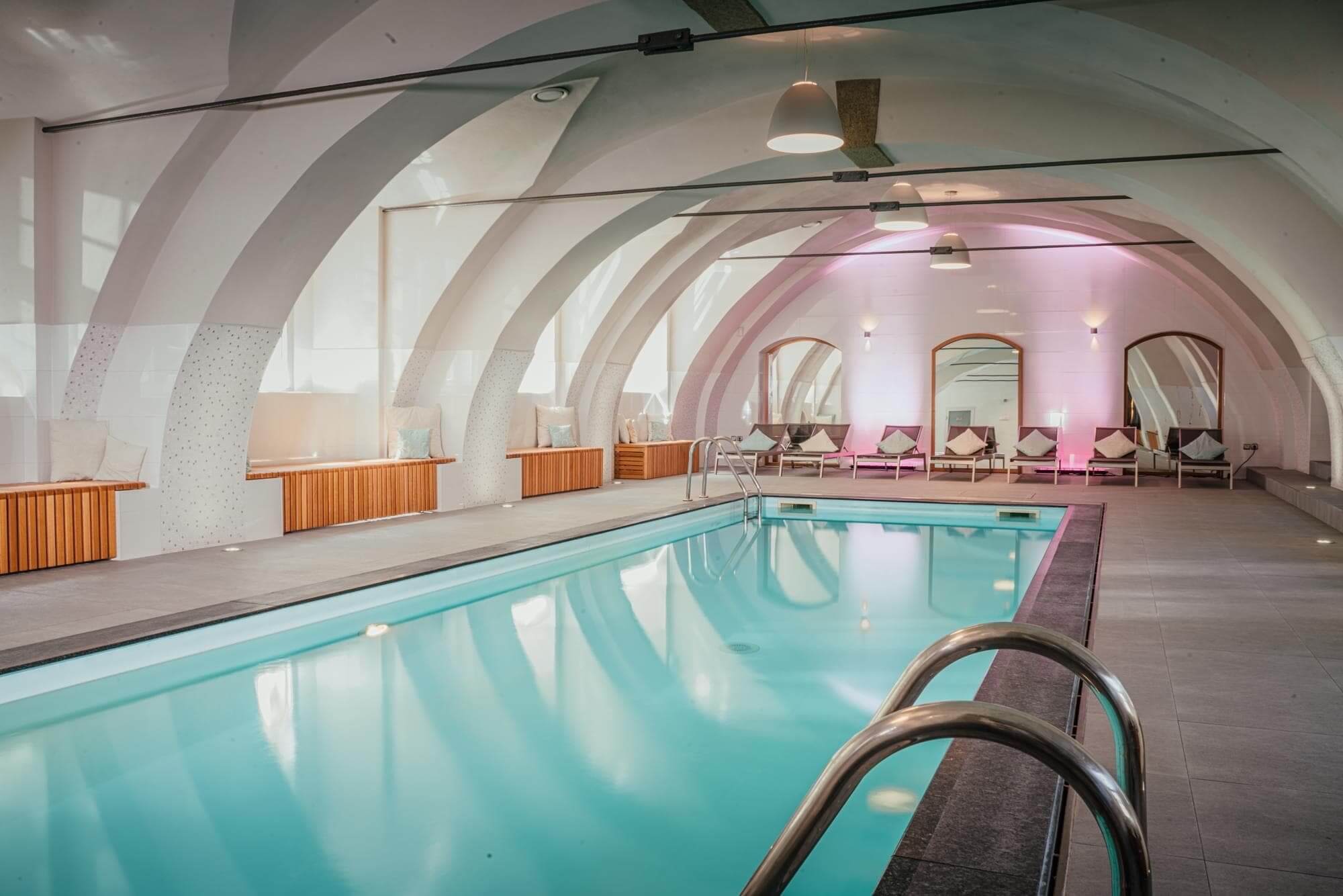 castle heralec Czechia indoor pool