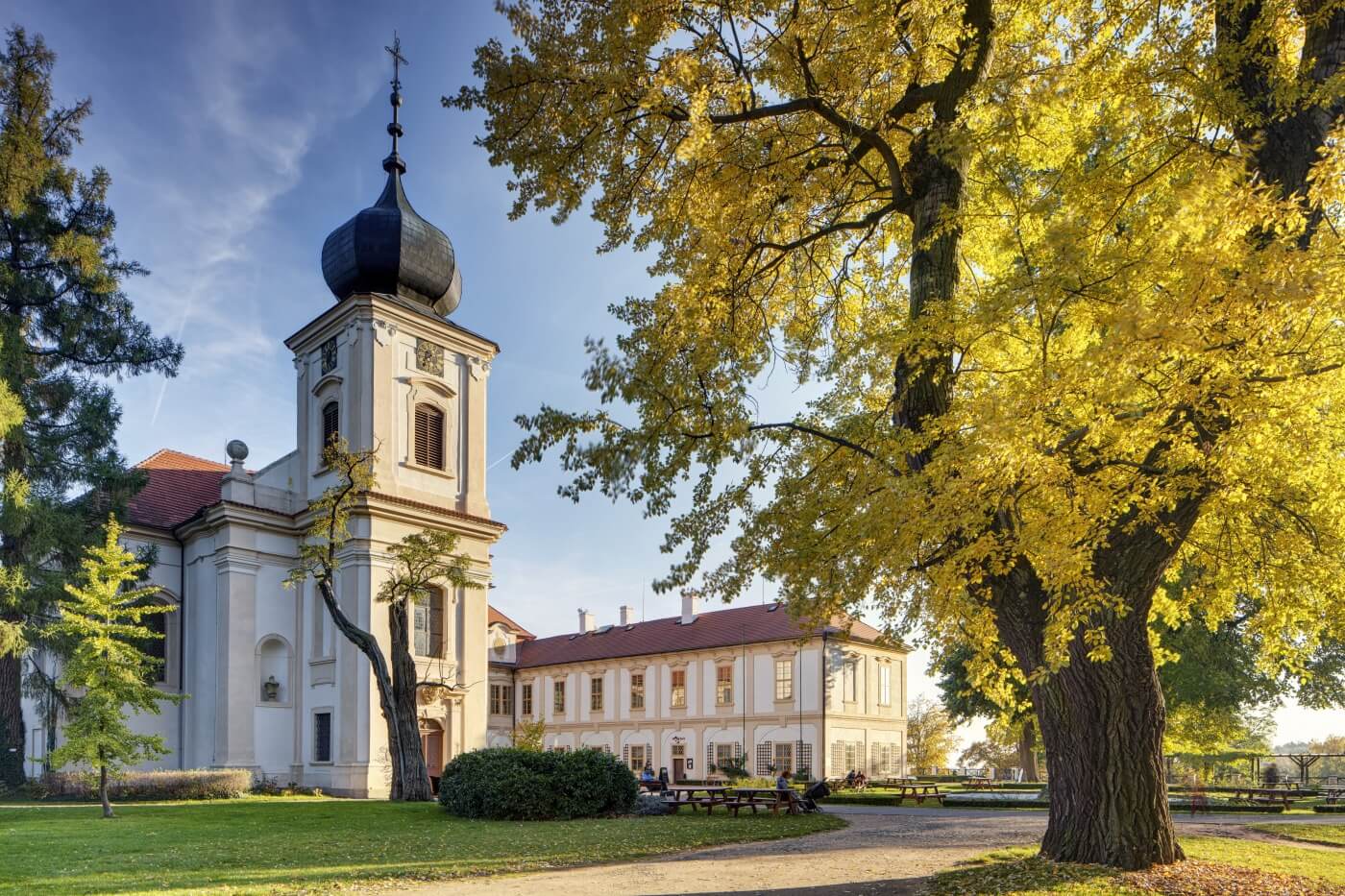 castle loucen church