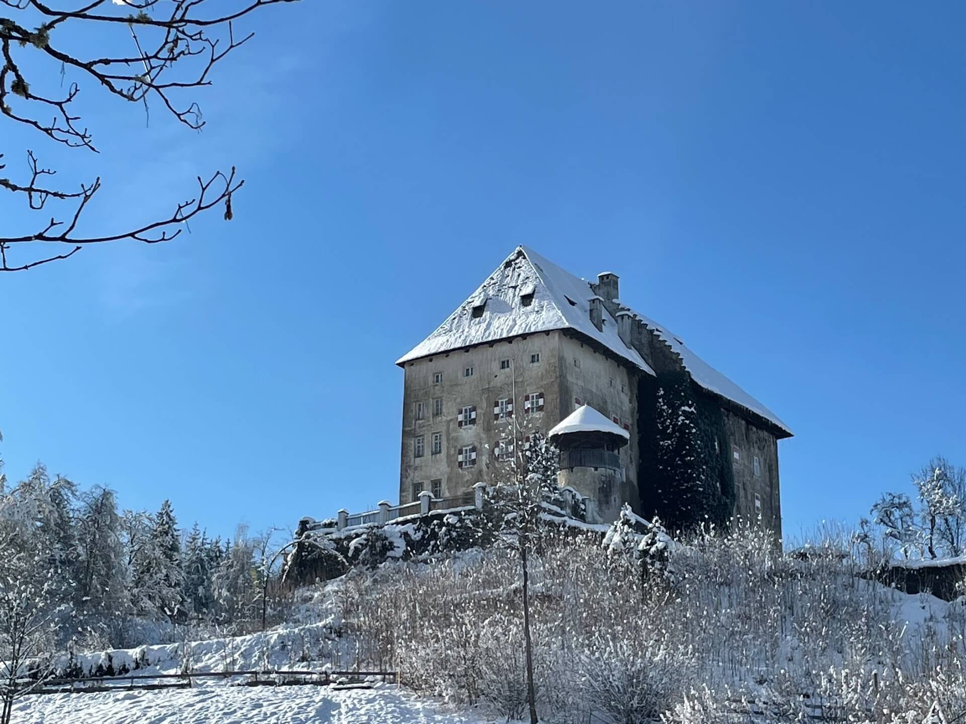 castle moosburg winter