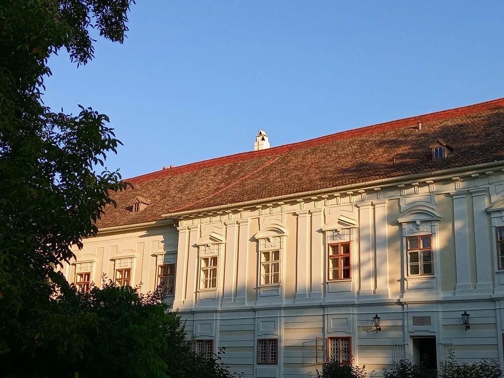 castle rohrau lower austria building sunset