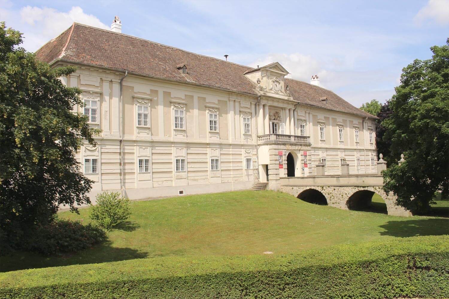 castle rohrau lower austria entrance front