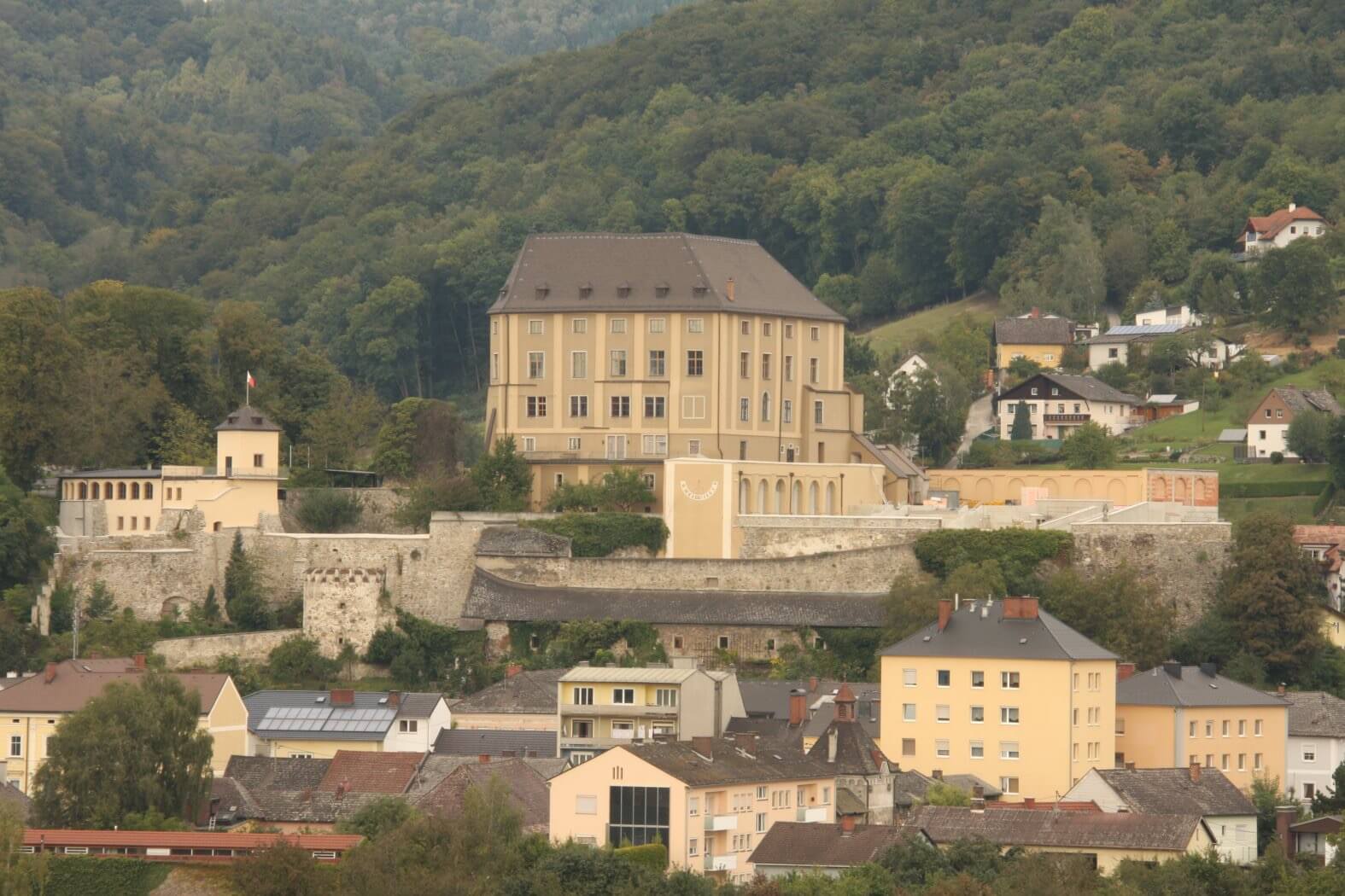 castle steyregg upper austria woods