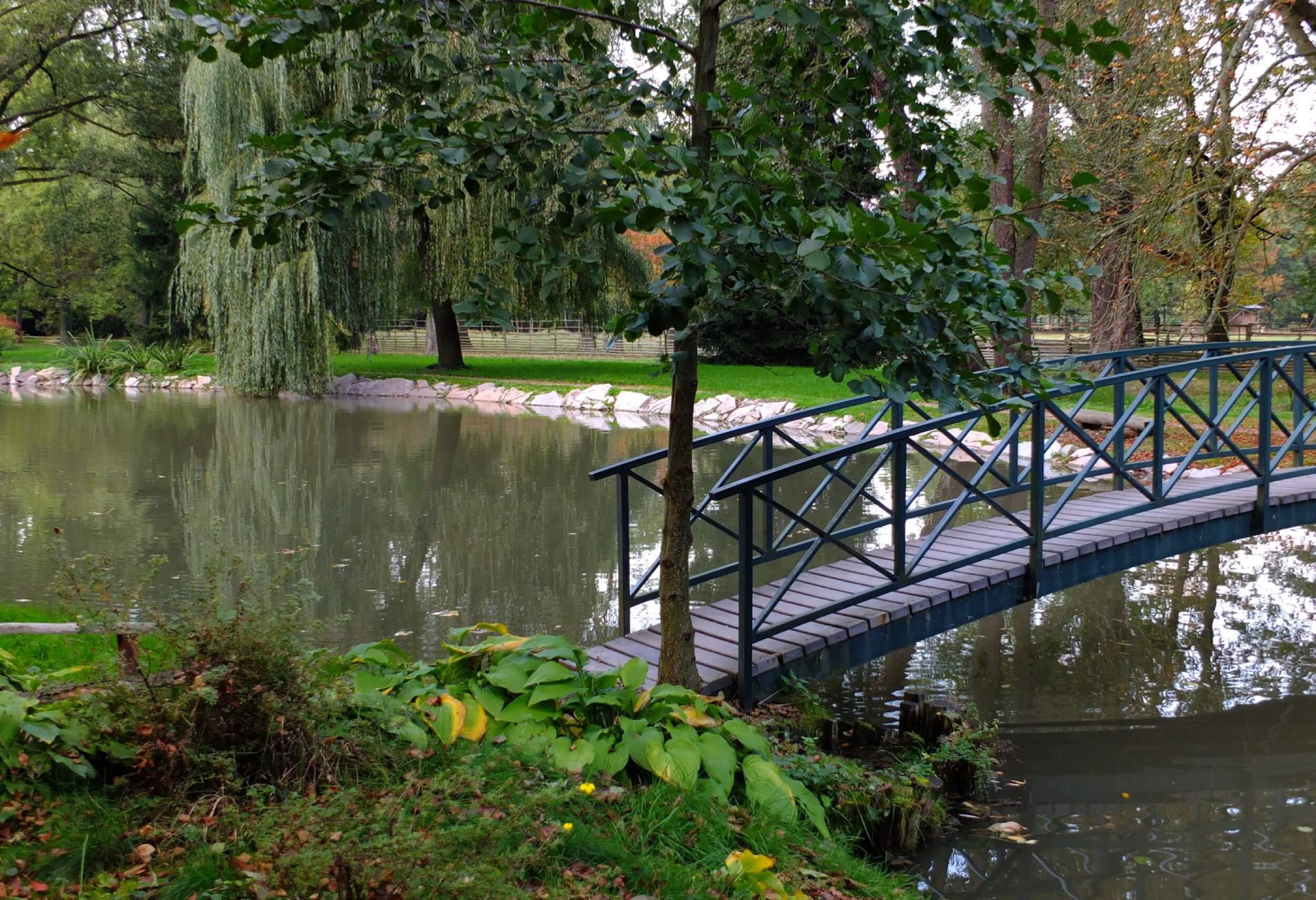 castolovice castle garden pont