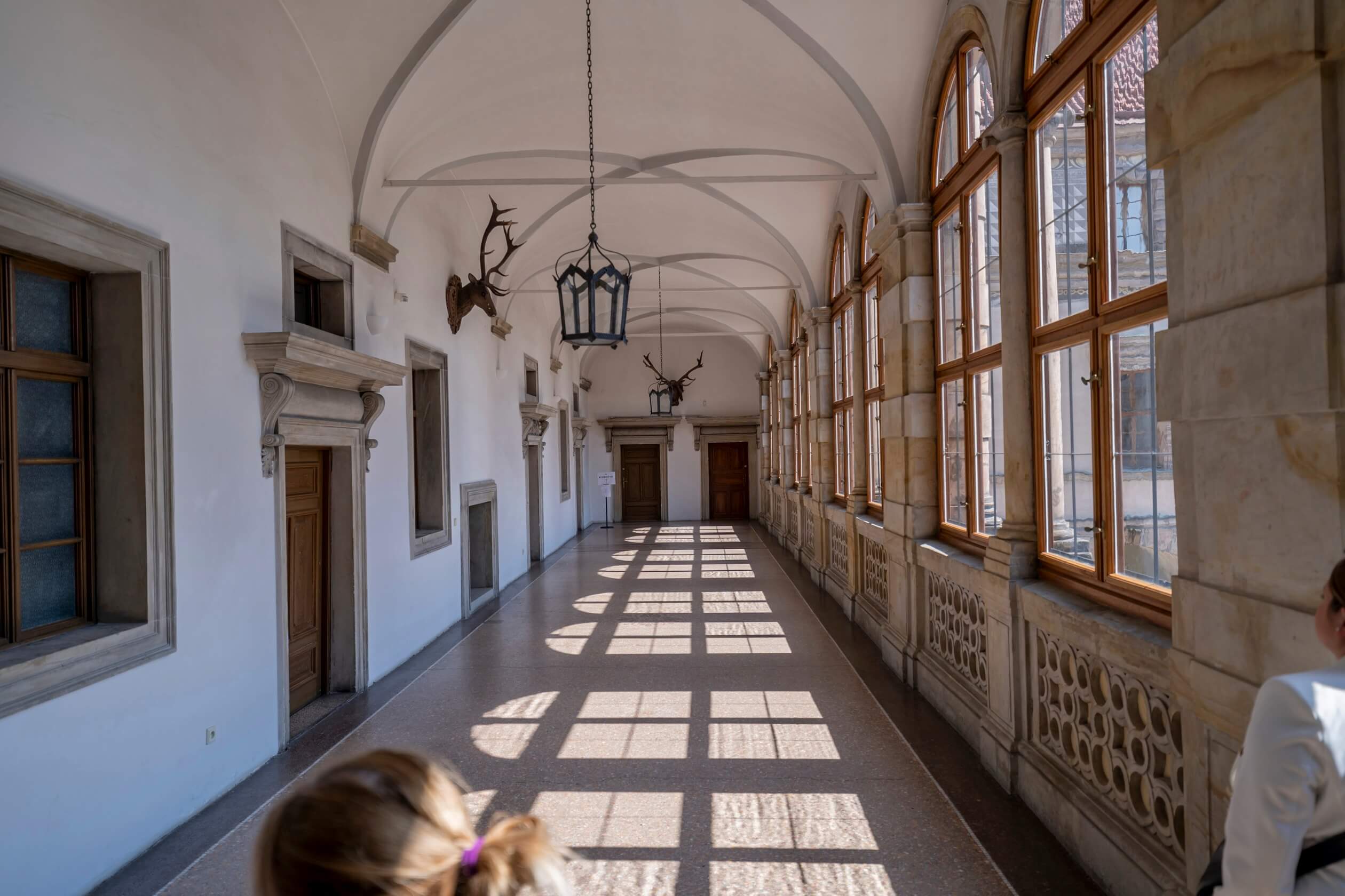 hallway at nelahozeves zamek