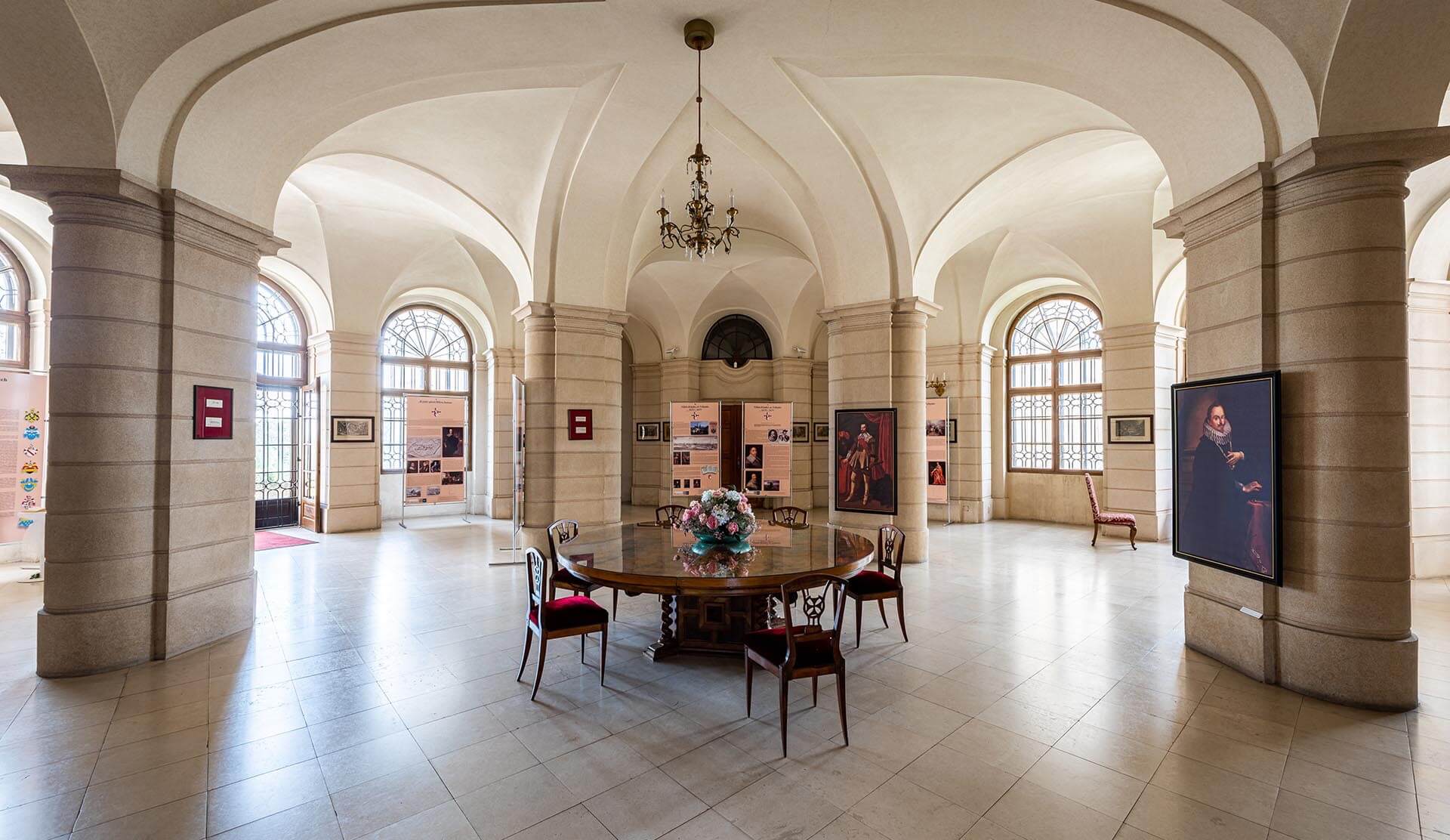 karlova koruna czech republic castle conference room