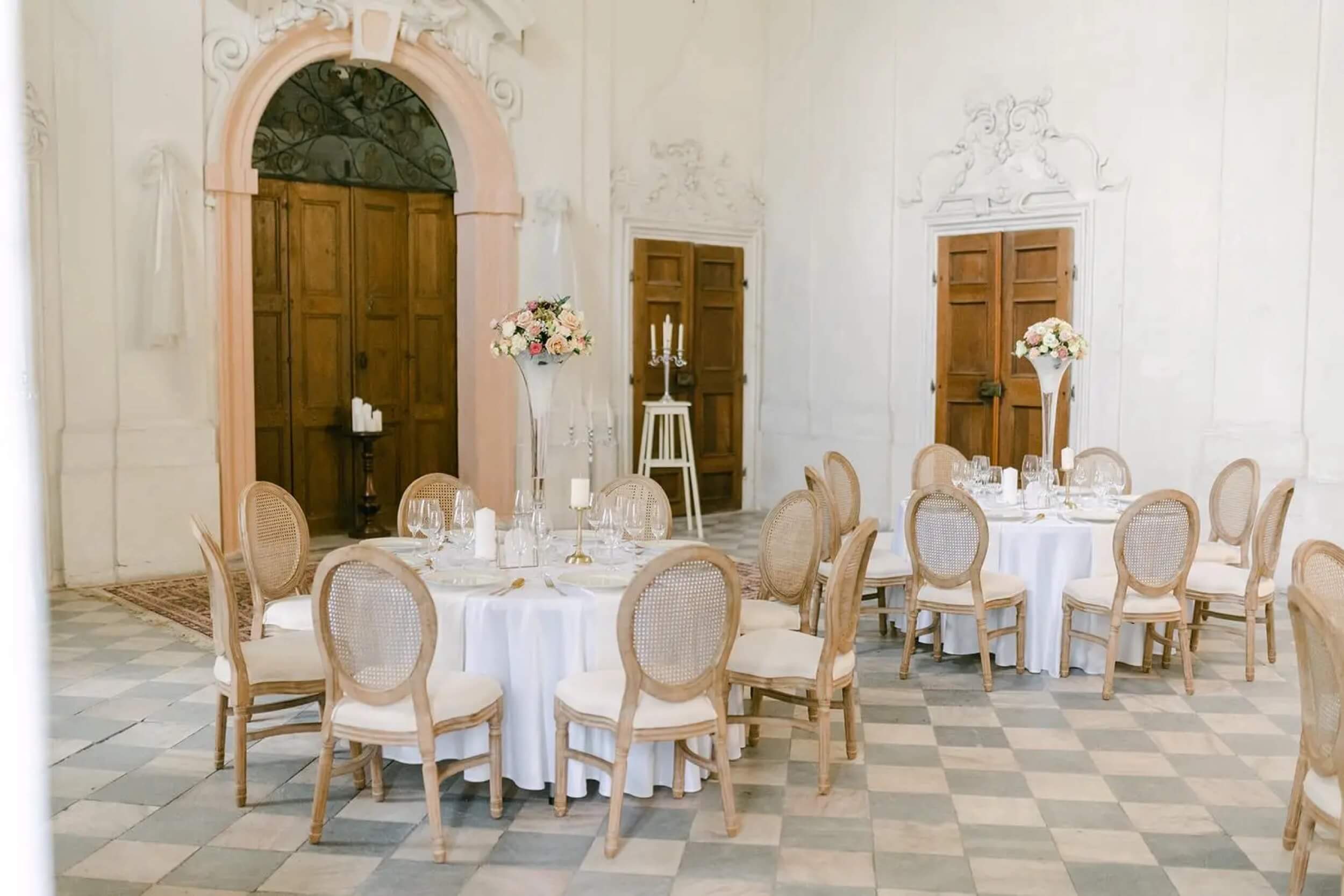 krinec castle wedding dinner