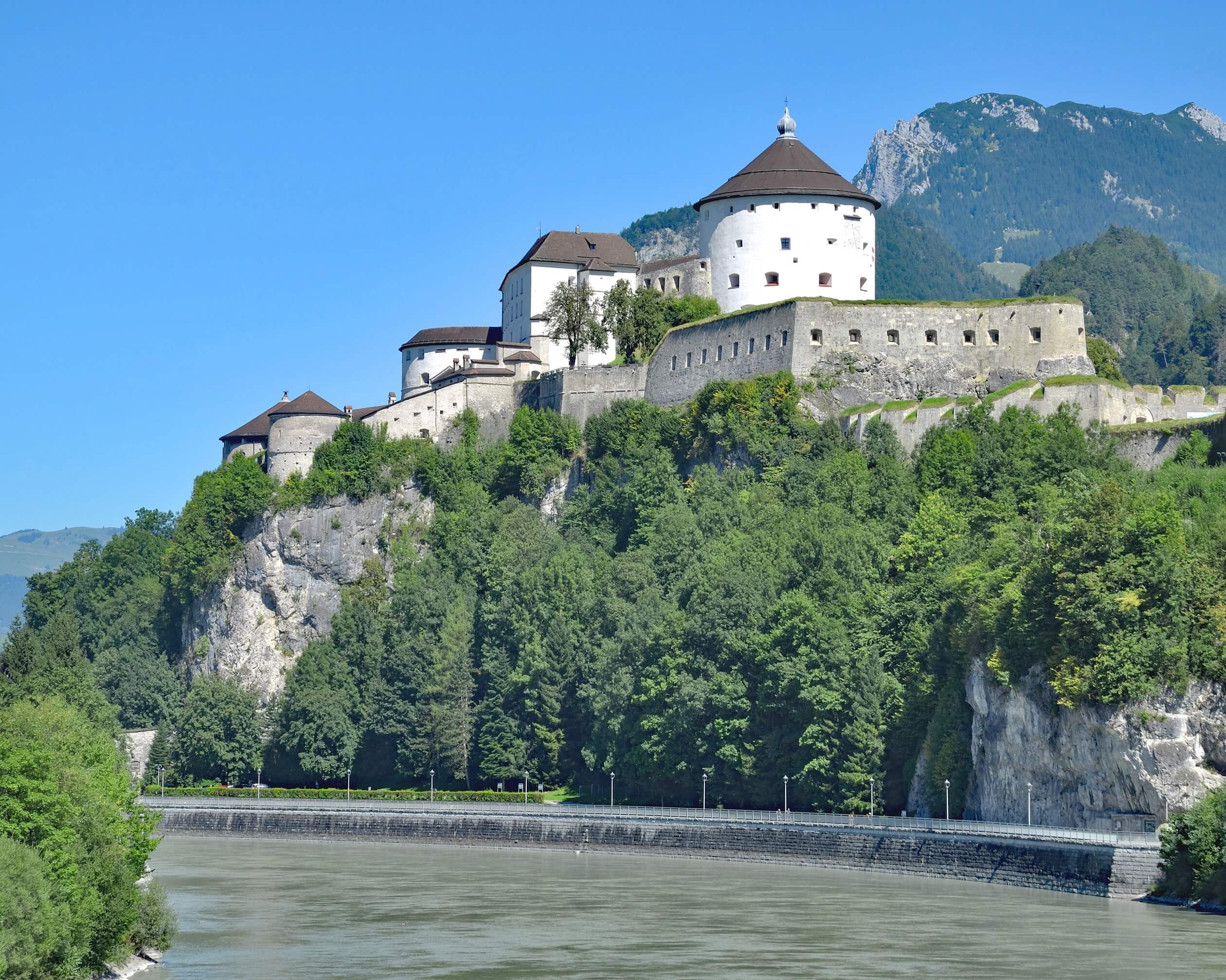 kufstein fortress river blue sky