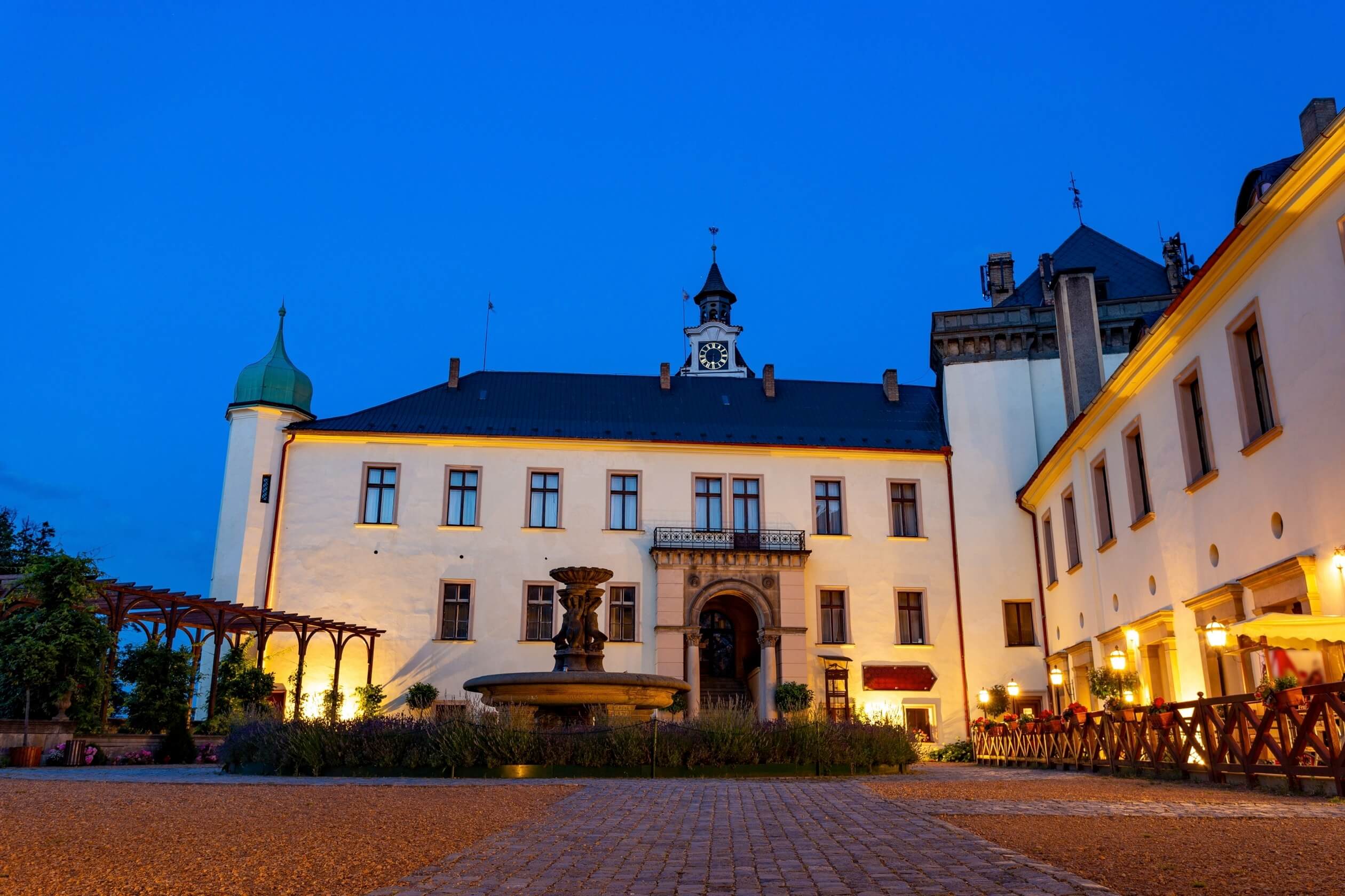 night lights zbiroh castle