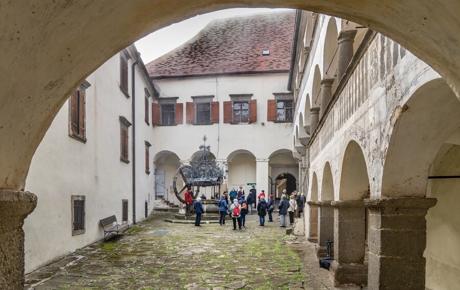 riegersburg castle austria yard