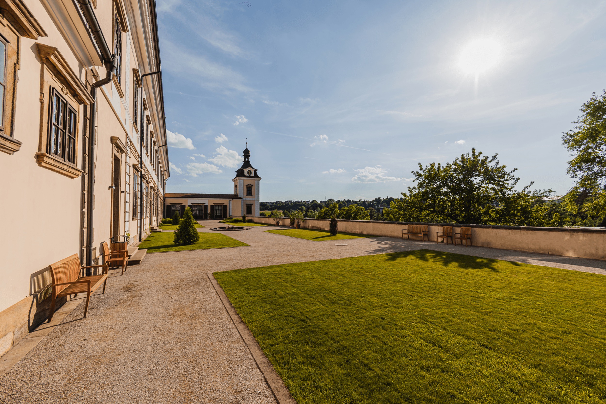 rychnov kolowrat castle terrace