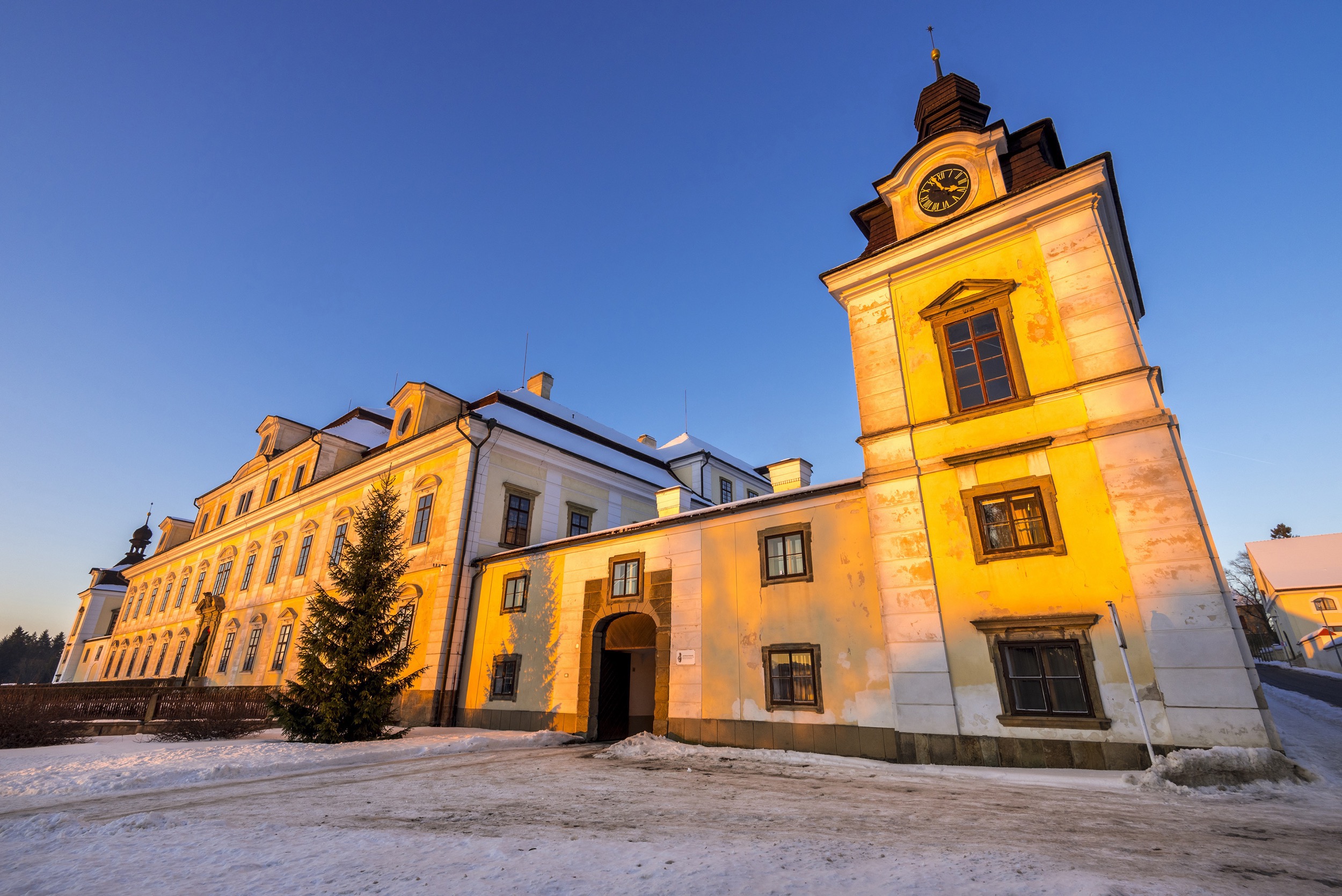 rychnov kolowrat castle winter