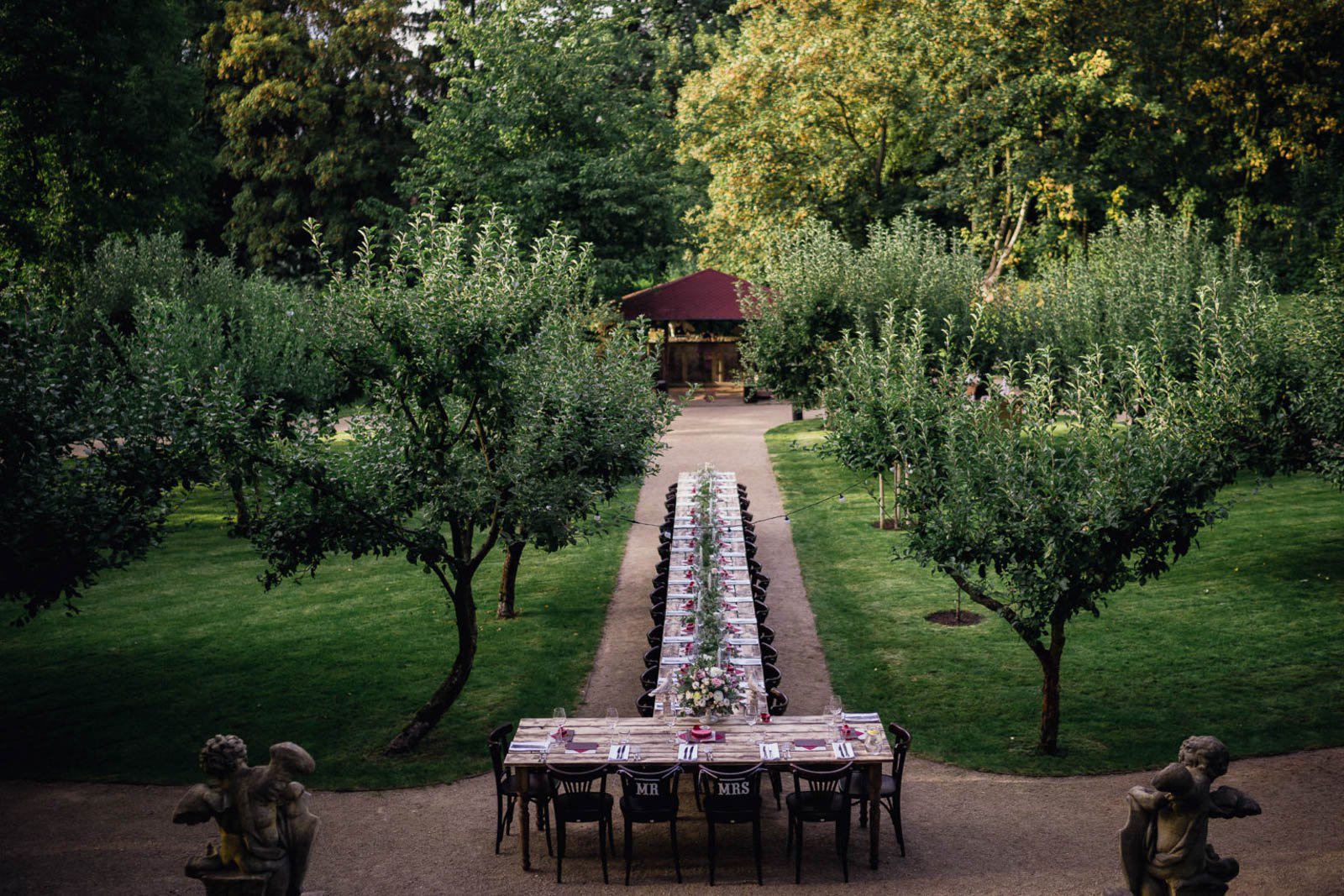 savoia castle czech republic park tables