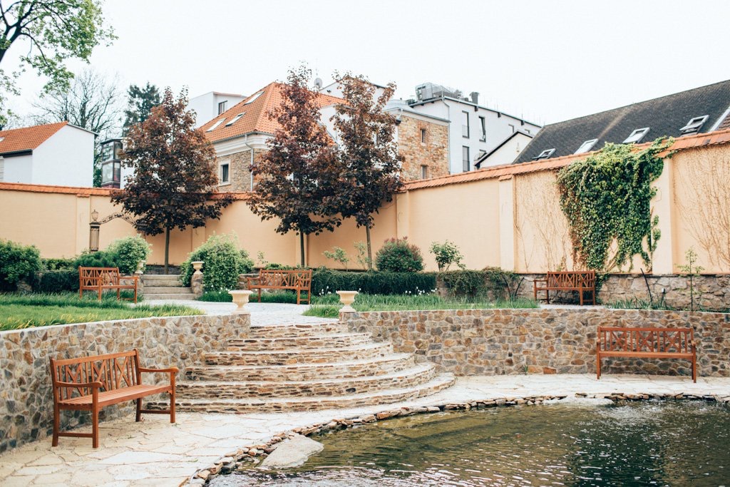 savoia castle czech republic pond park