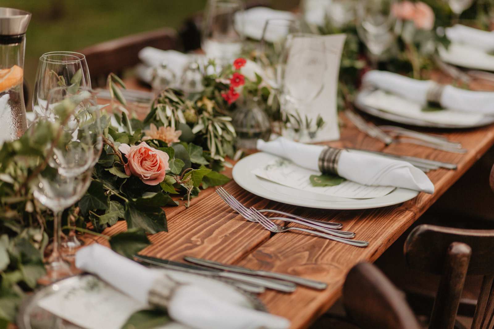 savoia castle czech republic wedding table