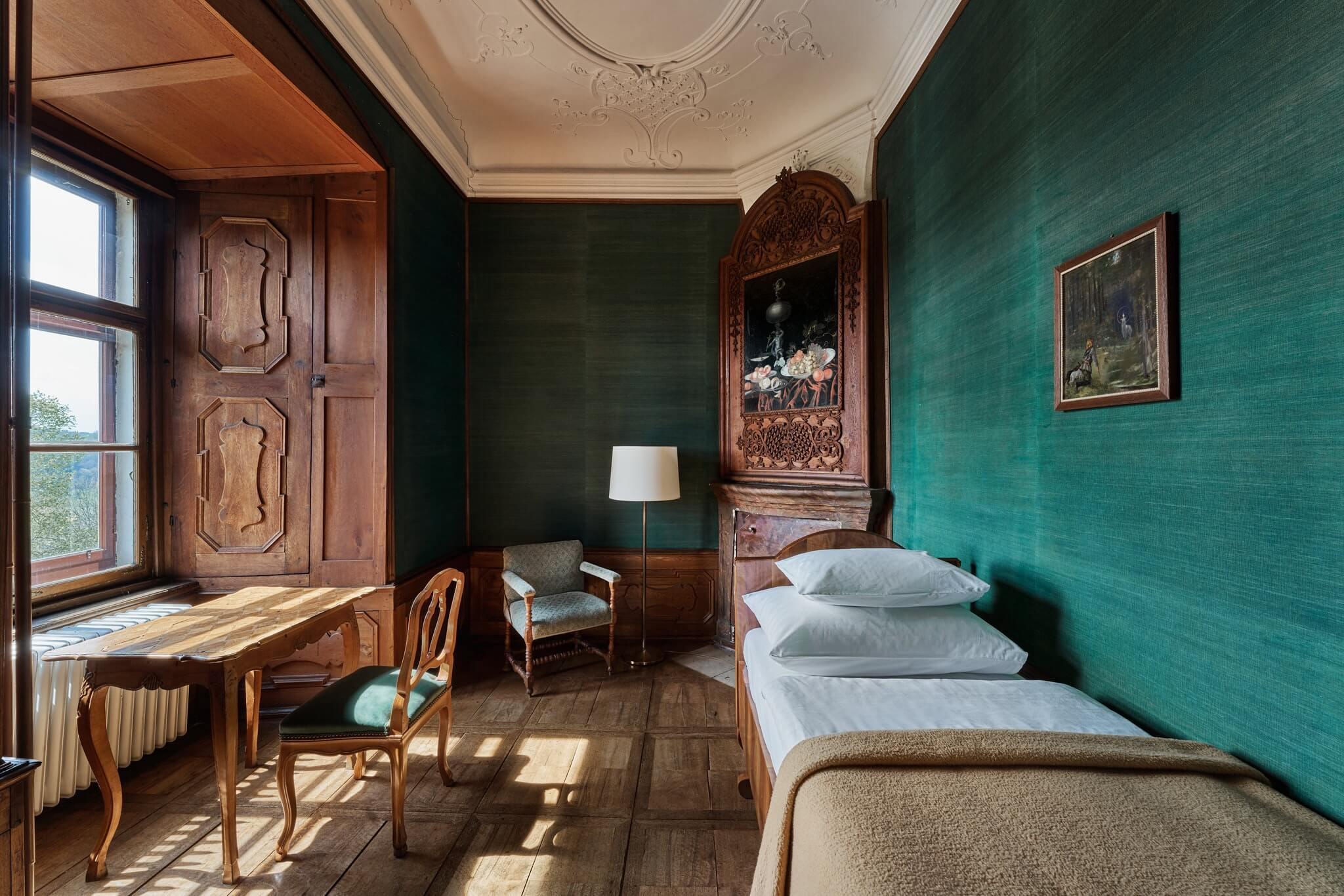 schloss drosendorf castle green room single