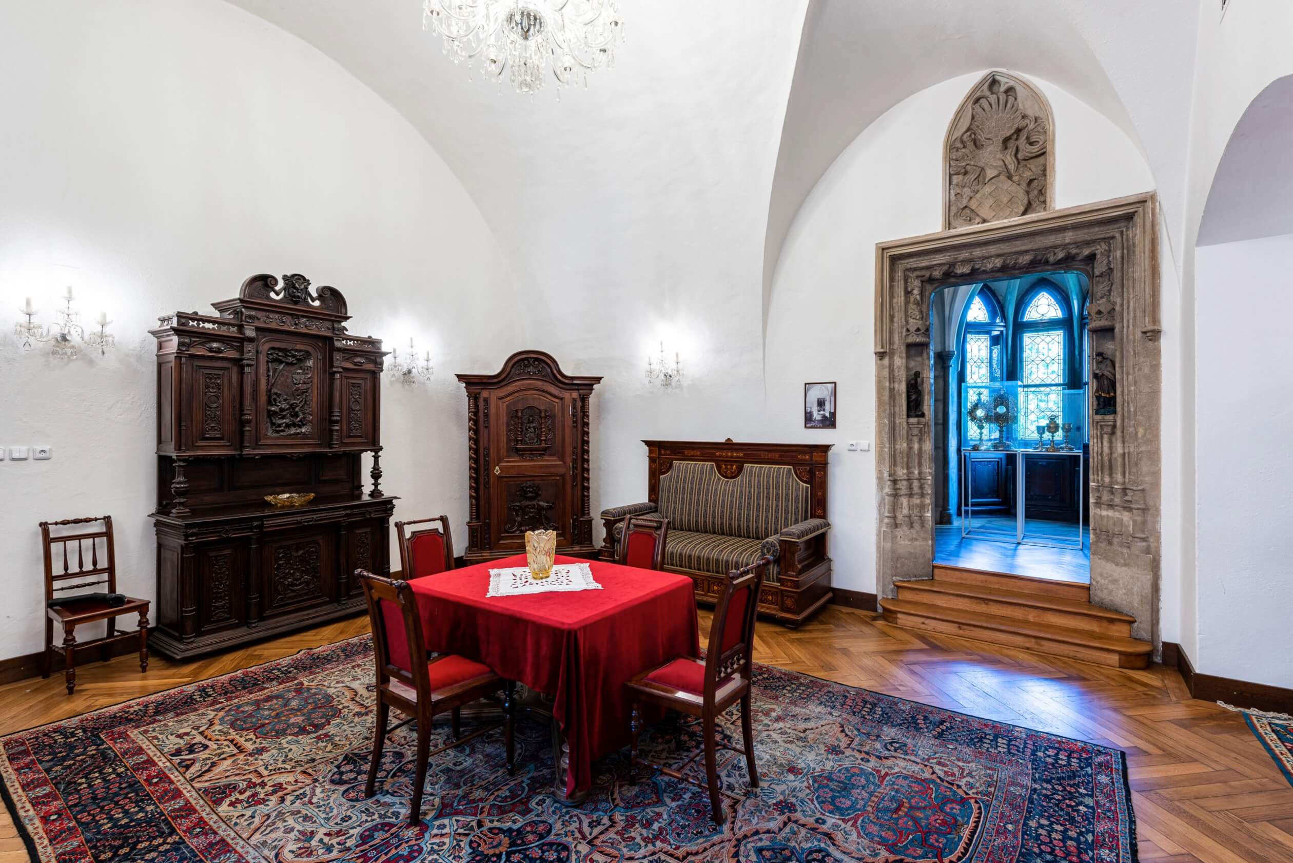 stranov castle czechia conference table