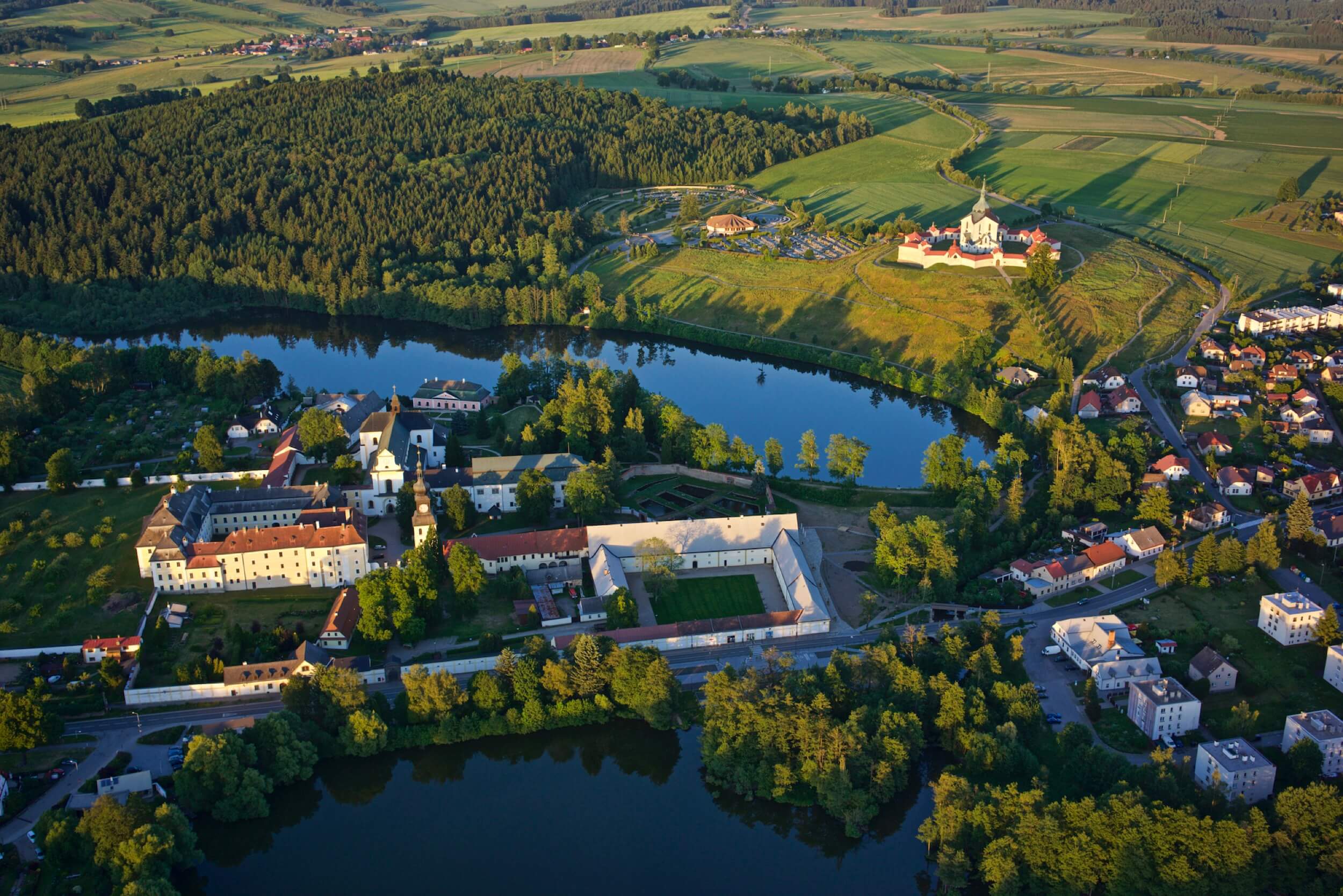 zdar nad sazavou top view