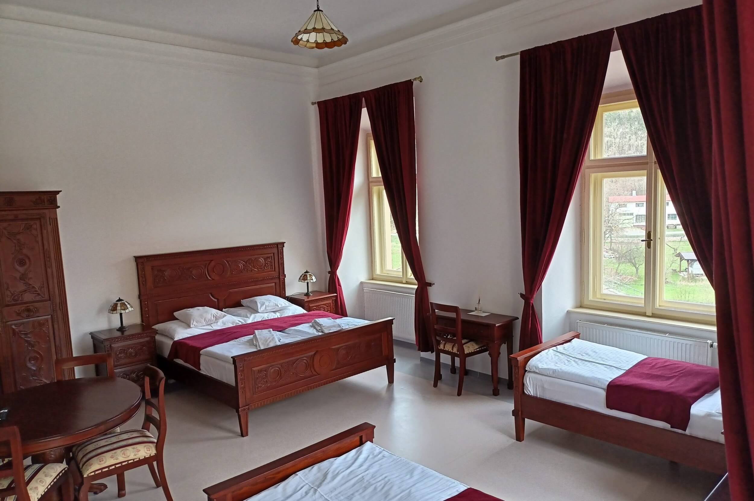 zeliv monastery bedroom for four