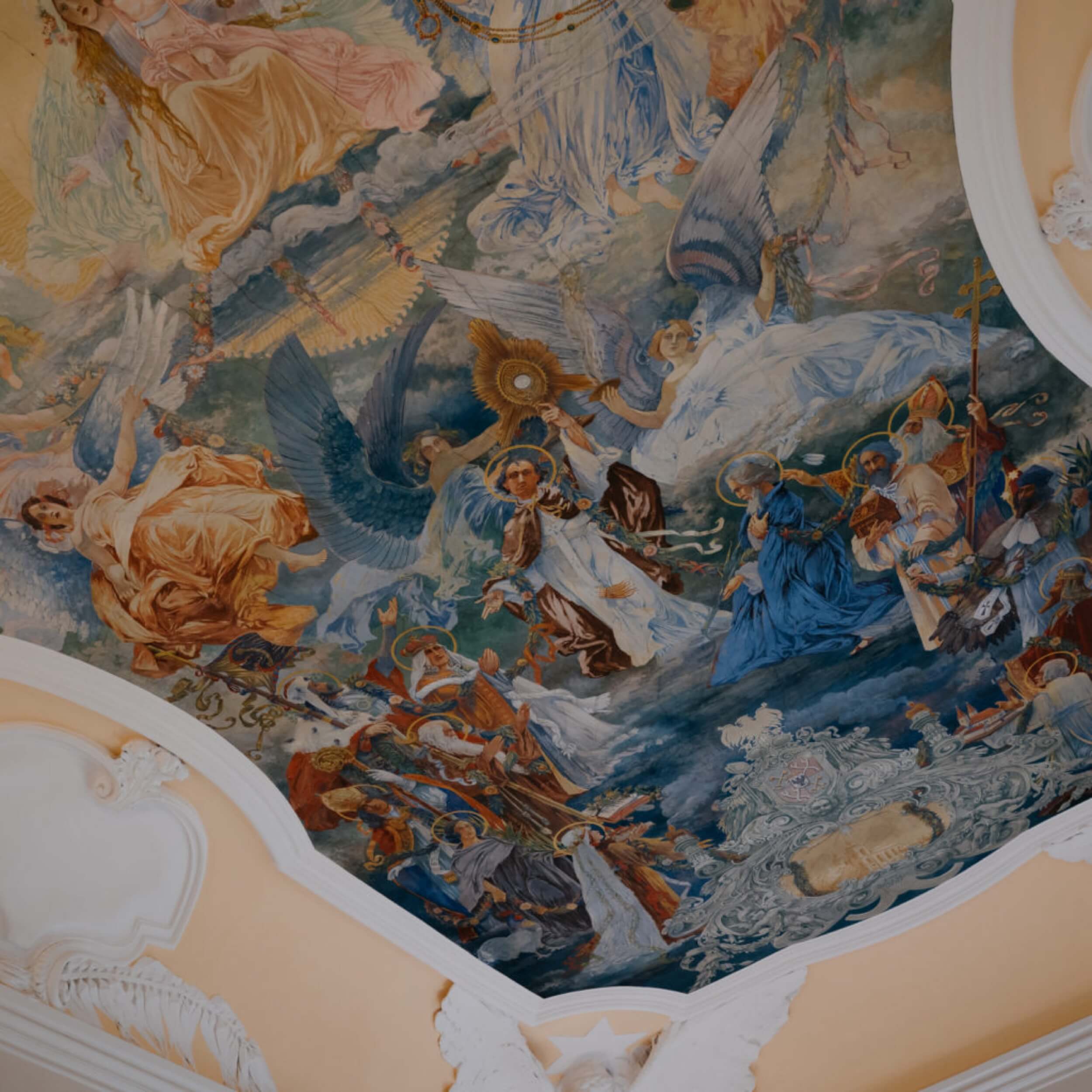 zeliv monastery ceiling painting